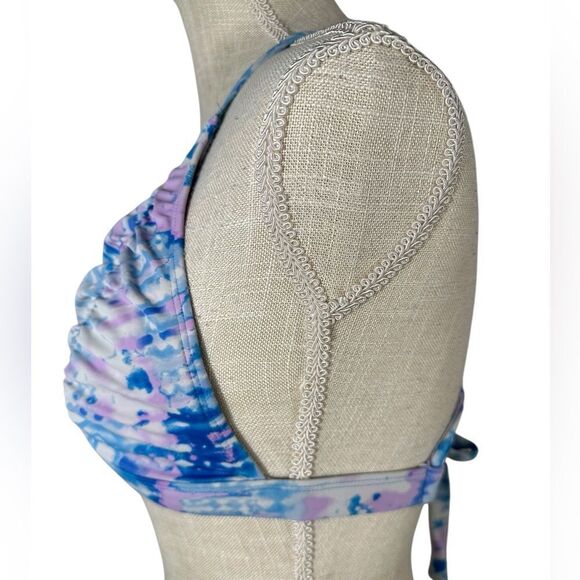 BECCA Blue & Purple Tie Dye Bikini Swimsuit Set - Picture 4 of 12